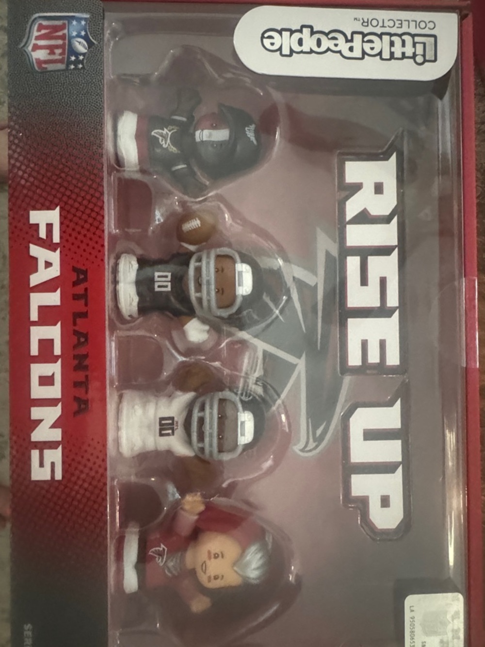 Little People Rise Up Atlanta Falcons Figure Pack - Black & Red